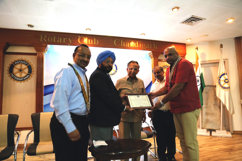 Installation Ceremony of First President of the Rotary eClub of Chandigarh Technocity