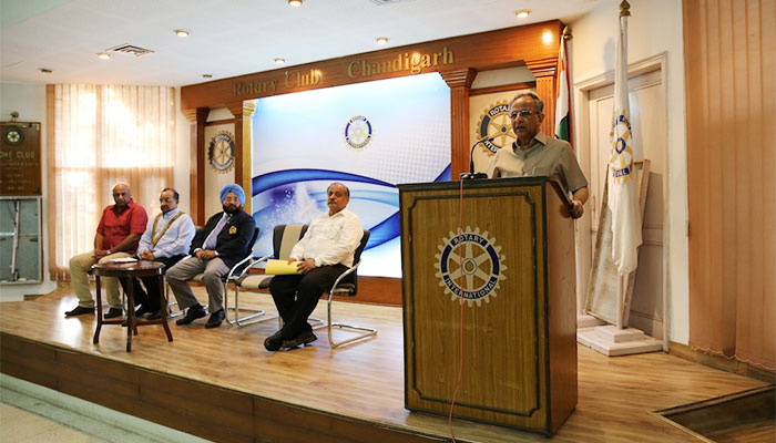 Speech by the former Rotary International President R. K. Saboo